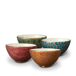 L'objet Fortuny Cereal Bowls Set/4 Assorted Colors