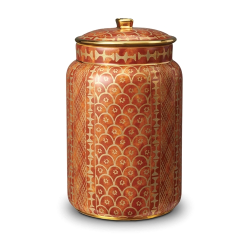 L'objet Fortuny Canister Ashanti Orange Large