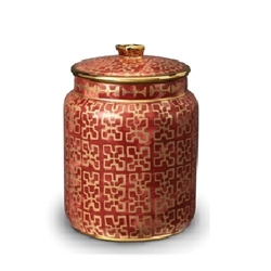 L'objet Fortuny Canister Ashanti Red - Small