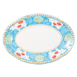 Vietri Campagna Mucca Oval Platter - MCA-1022