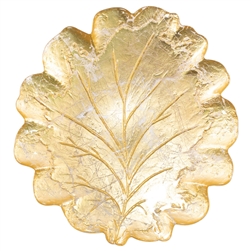 Vietri Moon Glass Leaf Platter - MNN-5222