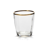 Vietri Optical Gold Double Old Fashioned - OPG-8812