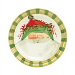 Vietri Old St Nick Dinner Plate - Green - OSN-7800B