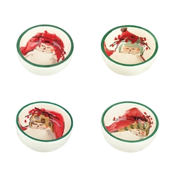 Vietri Old St Nick Assorted Condiment Bowls - Set of 4 - OSN-7803