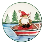 Vietri Old St Nick Round Platter - Fishing - OSN-78070