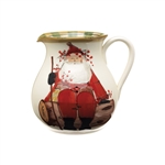 Vietri Old St Nick Round Body Pitcher - OSN-7815