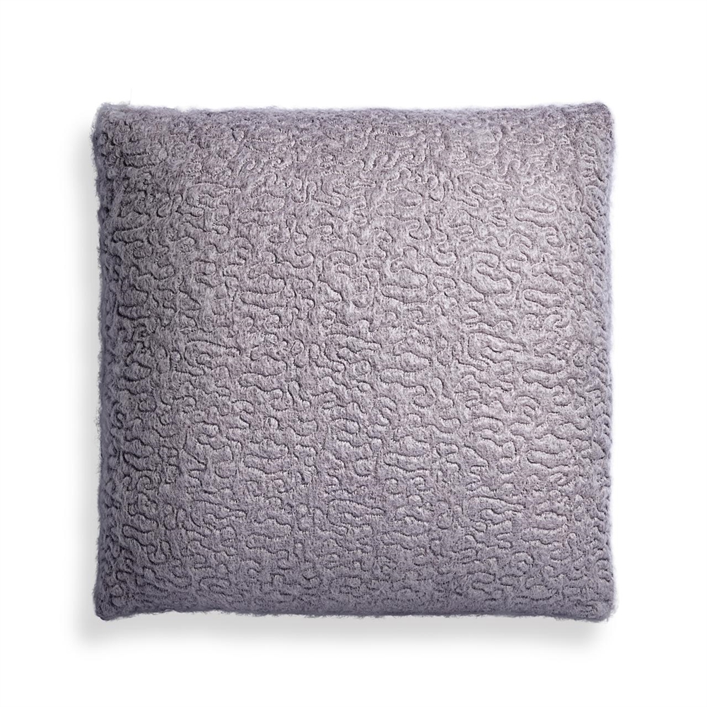 L'objet Haas Vermiculation Pillow Silver Grey