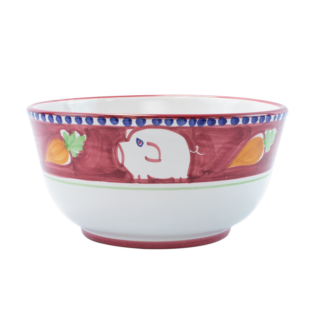 Vietri Campagna Porco Deep Serving Bowl - POR-1042N