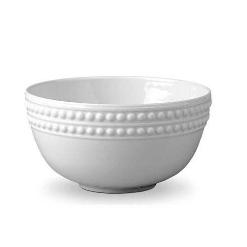 L'Objet Perlee White Cereal Bowl