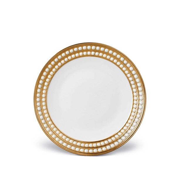 L'objet Perlee Gold Dessert Plate