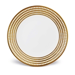 L'objet Perlee Gold 14" Round Platter