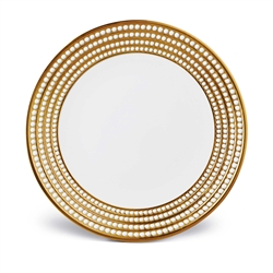 L'objet Perlee Gold 14" Round Platter