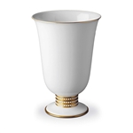 L'Objet Perlee Gold Footed Vase