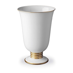 L'Objet Perlee Gold Footed Vase