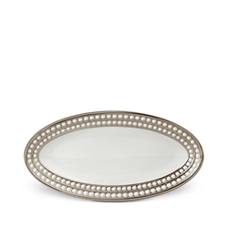 L'objet Perlee Platinum Oval Platter