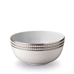 L'Objet Perlee Platinum Serving Bowl