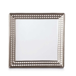 L'Objet Perlee Platinum Square Tray