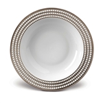 L'objet Perlee Platinum 14" Round Serving Bowl