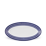 L'objet Perlee Blue Oval Platter Small