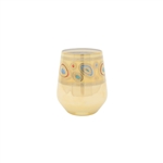 Vietri Regalia Cream Stemless Wine Glass