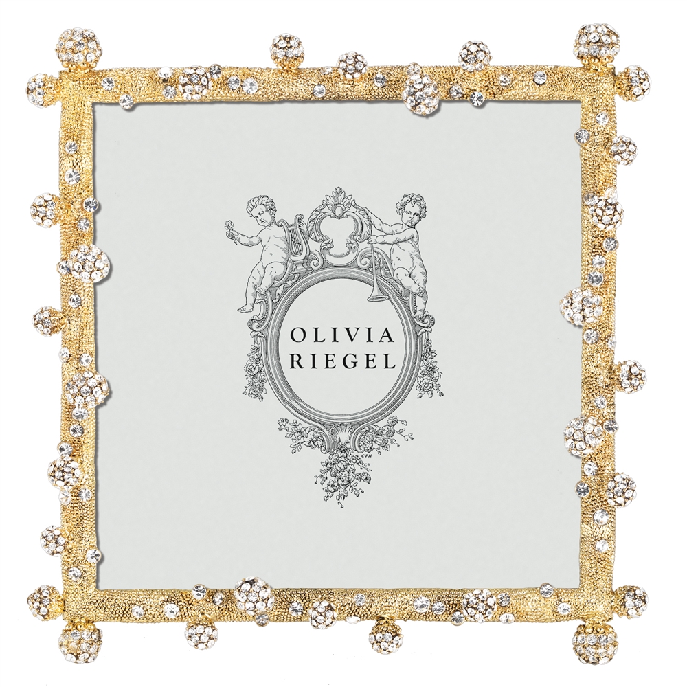 Olivia Riegel Gold Pave Odyssey 5x5 Photo Frame