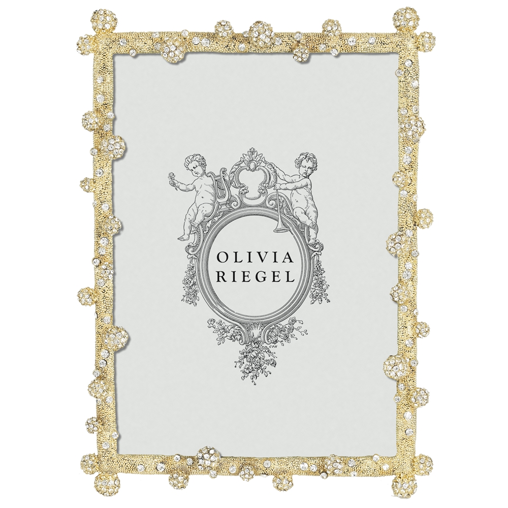 Olivia Riegel Gold Pave  Odyssey 5x7 Photo Frame