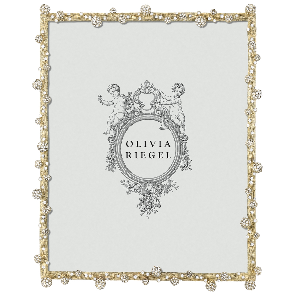 Olivia Riegel Pave Odyssey 8" x 10" Photo Frame w/Silk  Moire Back