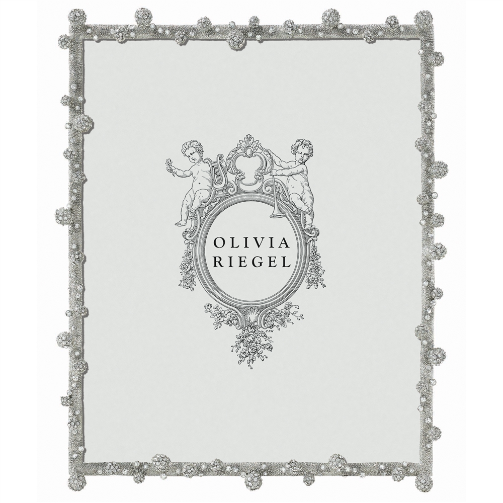 Olivia Riegel Silver Pave Odyssey 8" x 10" Photo Frame