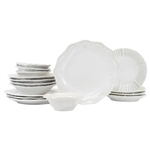 Vietri Incanto Stone Assorted White 16-Piece Service for 4