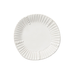 Vietri Incanto Stone White Stripe Salad Plate - SINC-W1101A