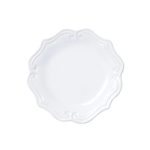 Vietri Incanto Stone White Baroque Salad Plate - SINC-W1101C