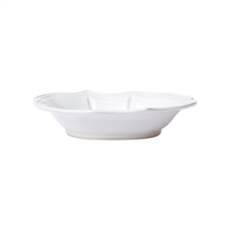 Vietri Incanto Stone White Baroque Pasta Bowl - SINC-W1104C