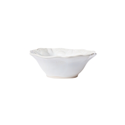 Vietri Incanto Stone White Lace Cereal Bowl - SINC-W1105D