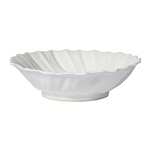 Vietri Incanto Stone White Ruffle Large Bowl - SINC-W11105