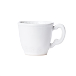 Vietri Incanto Stone White Lace Mug - SINC-W1110D