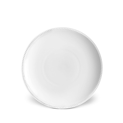 L'Objet Soie Tressee White Soup Plate