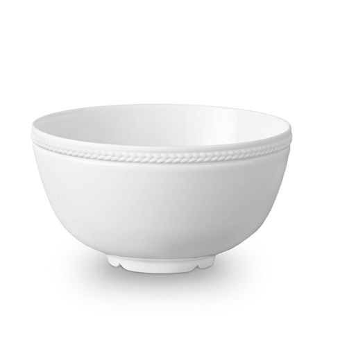 L'Objet Soie Tressee White Cereal Bowl