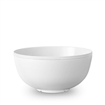 L'Objet Soie Tressee White Serving Bowl