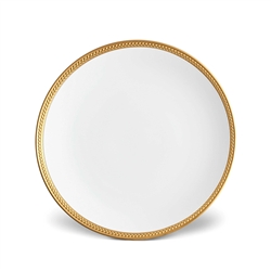 L'Objet Soie Tressee Gold Dinner Plate