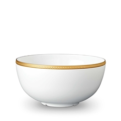 L'Objet Soie Tressee Gold Serving Bowl