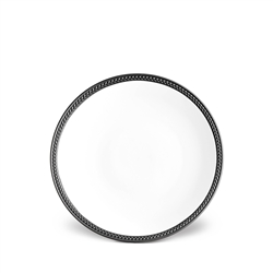 L'Objet Soie Tressee Black Dessert Plate