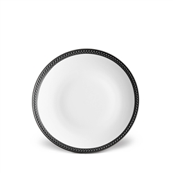 L'Objet Soie Tressee Black Bread + Butter Plate