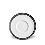 L'Objet Soie Tressee Black Saucer