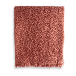 L'objet Haas Vermiculation Throw Red Brick