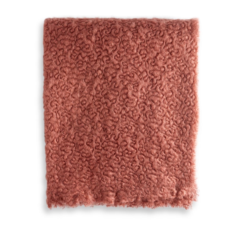 L'objet Haas Vermiculation Throw Red Brick