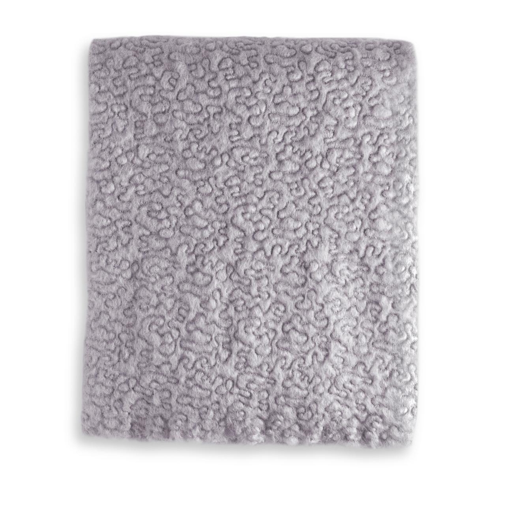 L'objet Haas Vermiculation Throw Silver Grey