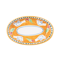 Vietri Campagna Uccello Small Oval Tray - UCC-1040