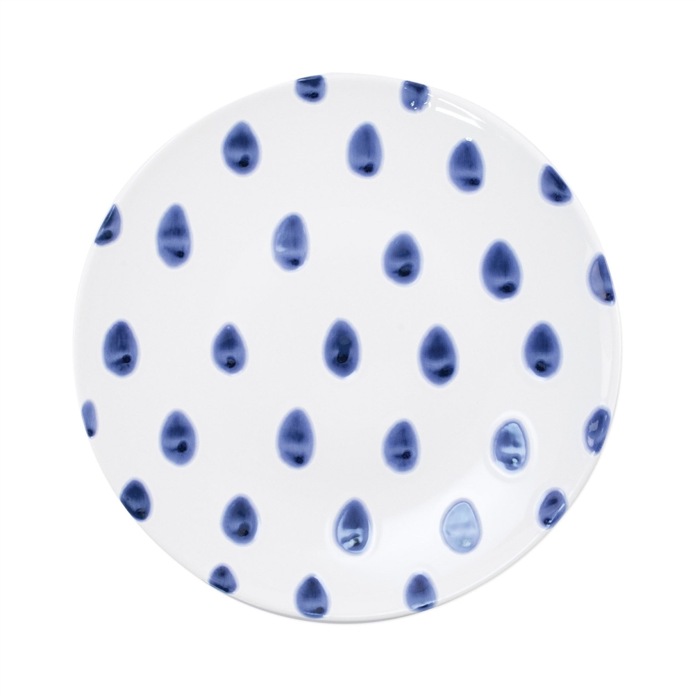 Vietri Santorini Dot Dinner Plate - VSAN-003000B