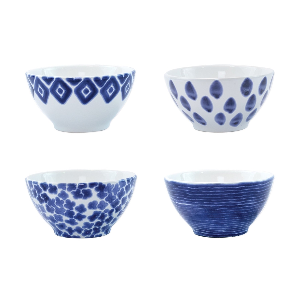 Vietri Santorini Assorted Cereal Bowls - Set of 4 - VSAN-003005