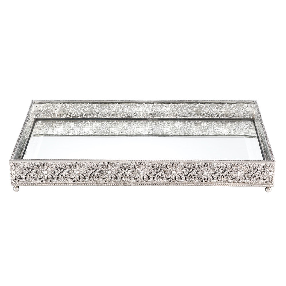 Olivia Riegel Large Windsor Beveled Mirror Tray